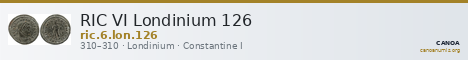 RIC VI Londinium 126 — CANOA