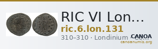 RIC VI Londinium 131 — CANOA