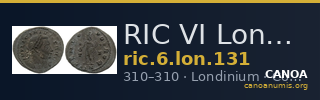 RIC VI Londinium 131 — CANOA
