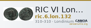 RIC VI Londinium 132 — CANOA