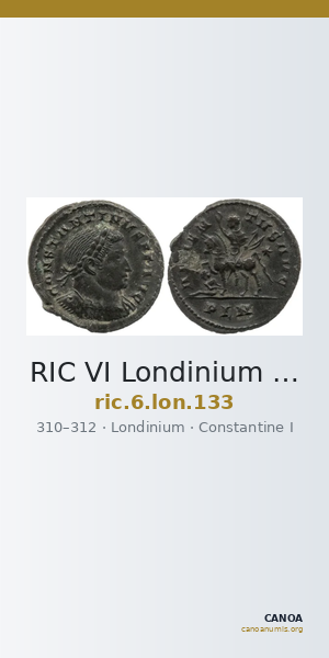 RIC VI Londinium 133 — CANOA