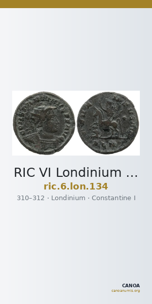 RIC VI Londinium 134 — CANOA