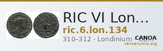 RIC VI Londinium 134 — CANOA