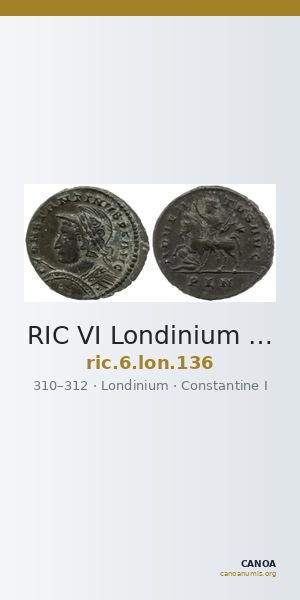 RIC VI Londinium 136 — CANOA