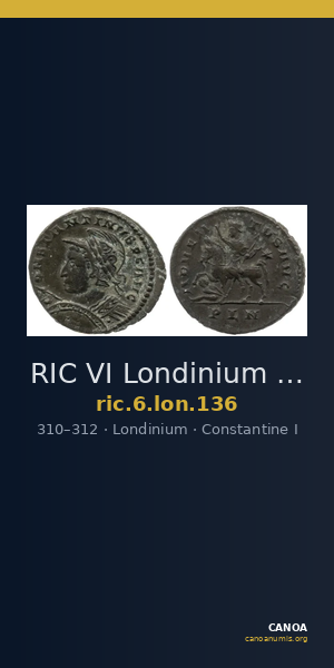 RIC VI Londinium 136 — CANOA