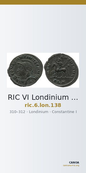 RIC VI Londinium 138 — CANOA