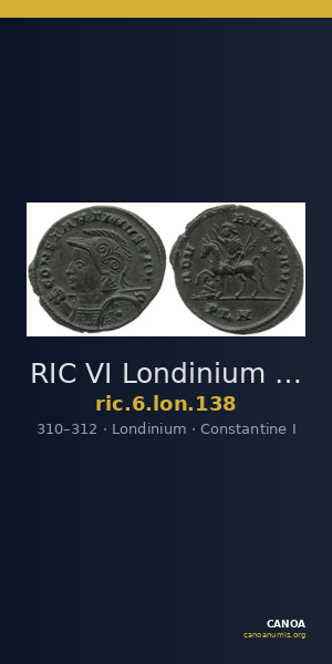 RIC VI Londinium 138 — CANOA