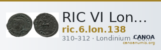 RIC VI Londinium 138 — CANOA