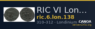 RIC VI Londinium 138 — CANOA