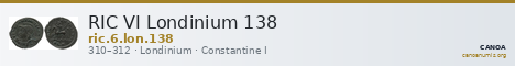 RIC VI Londinium 138 — CANOA