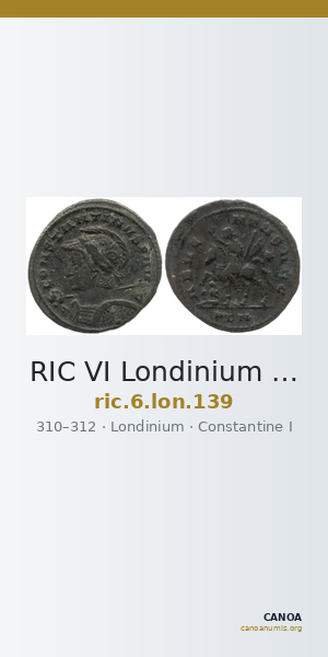 RIC VI Londinium 139 — CANOA