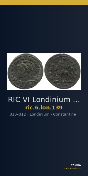 RIC VI Londinium 139 — CANOA
