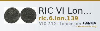 RIC VI Londinium 139 — CANOA