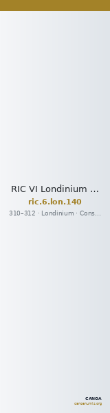 RIC VI Londinium 140 — CANOA
