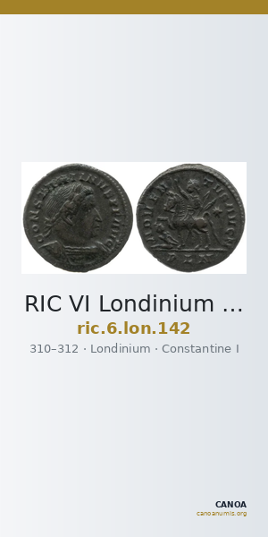 RIC VI Londinium 142 — CANOA