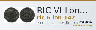 RIC VI Londinium 142 — CANOA