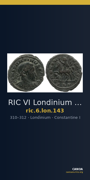 RIC VI Londinium 143 — CANOA