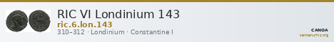 RIC VI Londinium 143 — CANOA