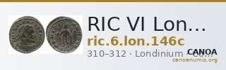 RIC VI Londinium 146c — CANOA