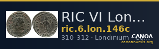 RIC VI Londinium 146c — CANOA