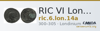 RIC VI Londinium 14a — CANOA