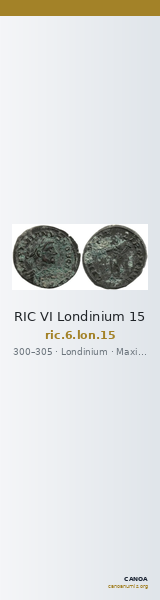 RIC VI Londinium 15 — CANOA