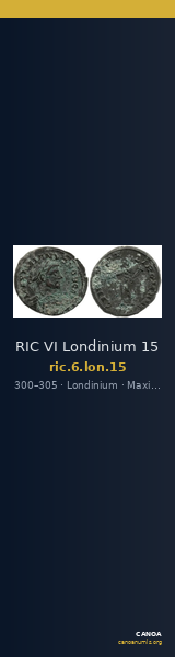 RIC VI Londinium 15 — CANOA