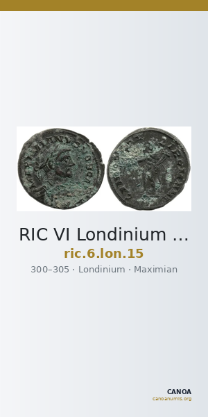 RIC VI Londinium 15 — CANOA