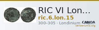 RIC VI Londinium 15 — CANOA