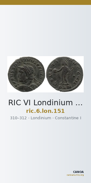 RIC VI Londinium 151 — CANOA