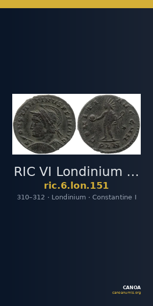 RIC VI Londinium 151 — CANOA