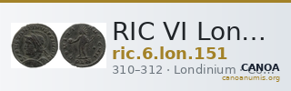 RIC VI Londinium 151 — CANOA