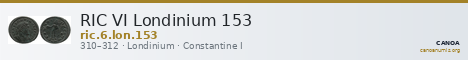 RIC VI Londinium 153 — CANOA