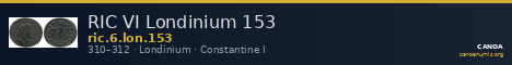 RIC VI Londinium 153 — CANOA