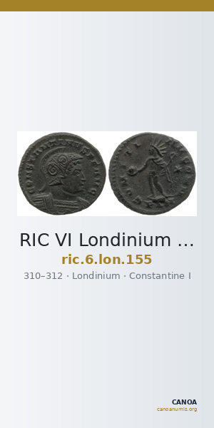 RIC VI Londinium 155 — CANOA