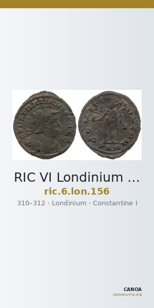RIC VI Londinium 156 — CANOA