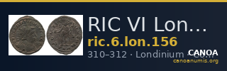RIC VI Londinium 156 — CANOA