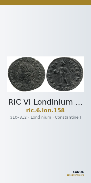RIC VI Londinium 158 — CANOA