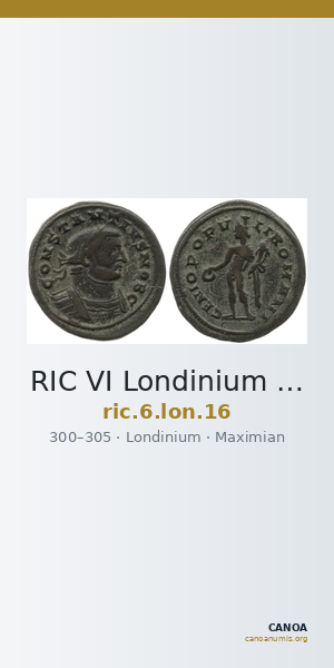 RIC VI Londinium 16 — CANOA