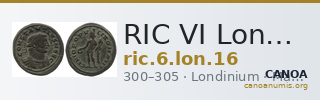 RIC VI Londinium 16 — CANOA