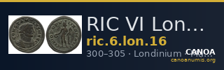 RIC VI Londinium 16 — CANOA