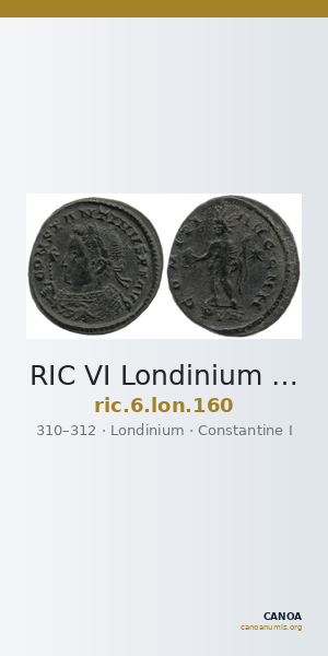 RIC VI Londinium 160 — CANOA