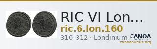 RIC VI Londinium 160 — CANOA