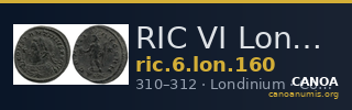 RIC VI Londinium 160 — CANOA