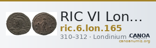 RIC VI Londinium 165 — CANOA