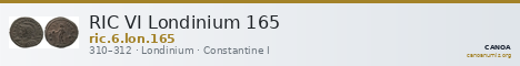 RIC VI Londinium 165 — CANOA