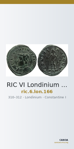 RIC VI Londinium 166 — CANOA