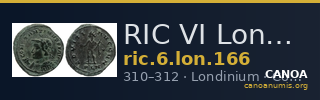 RIC VI Londinium 166 — CANOA
