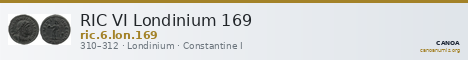 RIC VI Londinium 169 — CANOA