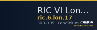 RIC VI Londinium 17 — CANOA